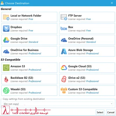 SQL Backup Master-پشتیبانگیری-پایگاه دادههای SQL Server فشردهسازی-رمزنگاری-برنامهریزی خودکار-بازیابی-خدمات ابری-اعلانها-گزارشها-SBM