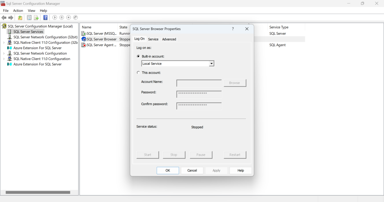 SQL-Server-Browser-service