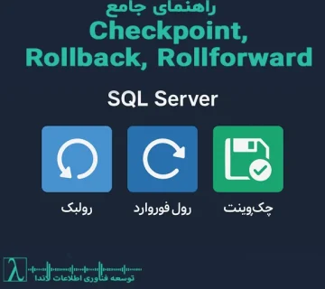 SQL Server رولبک رول فوروارد چک‌پوینت فایل MDF فایل LDF بازیابی پایگاه داده نوشتن پیش از اجرا Write Ahead Logging بکاپ گیری بهینه‌سازی SQL RTO RPO Rollback Rollforward Checkpoint