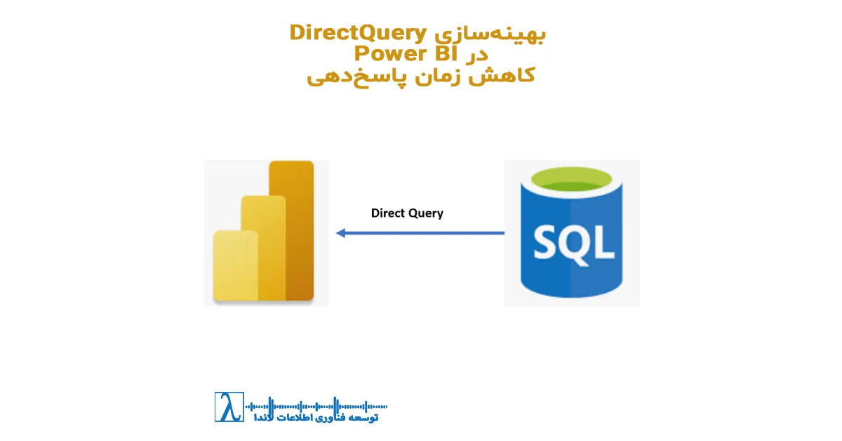 Power BI DirectQuery, بهینهسازی Power BI, کاهش زمان پاسخدهی, Query Folding, SQL Server Performance, Aggregation Tables, Composite Model, Power BI 2025, مانیتورینگ لاندا, Power BI Gateway, Hybrid Model, BI Performance, Fabric Lakehouse, Optimize DirectQuery