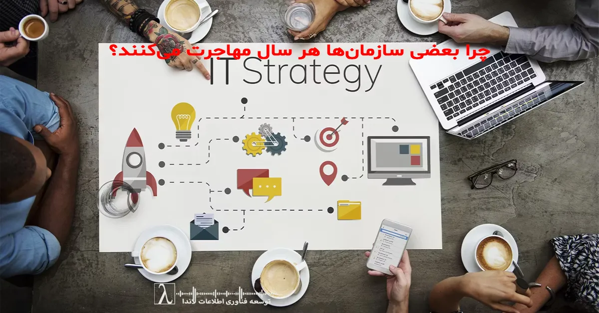 استراتژی IT، تحول دیجیتال ناموفق، مهاجرت سیستم‌ها، بدهی معماری، تصمیم‌گیری فناوری، معماری سازمانی، IT Governance
