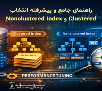 ایندکس کلاسترد SQL Server, ایندکس نان‌کلاسترد SQL Server, بهینه‌سازی عملکرد SQL Server, طراحی ایندکس SQL Server, تحلیل Execution Plan, مشکل Key Lookup, ایندکس پوششی INCLUDE, ساختار B Tree در SQL Server, برآورد Cardinality SQL Server, بهینه‌سازی Logical Reads, بهینه‌سازی کوئری SQL Server, Index Seek vs Scan, Fill Factor در SQL Server, Fragmentation و Page Split, تحلیل DMVs ایندکس SQL Server, استراتژی ایندکس OLTP, طراحی ایندکس Data Warehouse, Locking و Blocking در SQL Server, بهترین انتخاب Clustered Key, Performance دیتابیس سازمانی, Clustered Index SQL Server, Nonclustered Index SQL Server, SQL Server Performance Tuning, SQL Server Index Design, Execution Plan Analysis, Key Lookup Problem, Covering Index INCLUDE, SQL Server B Tree Structure, Cardinality Estimation SQL Server, Logical Reads Optimization, SQL Server Query Optimization, Index Seek vs Scan, Fill Factor SQL Server, Page Split Fragmentation, SQL Server DMV Index Analysis, OLTP Index Strategy, Data Warehouse Index Design, SQL Server Blocking Locking, Clustered Key Best Practice, Enterprise Database Performance