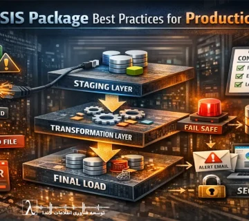 SSIS Package Production, آموزش SSIS عملی, طراحی حرفهای SSIS, ETL در SQL Server, SSIS Best Practices, پیادهسازی SSIS در محیط عملیاتی