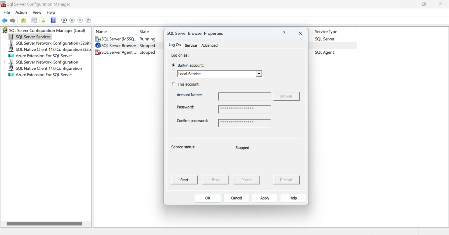 SQL-Server-Browser-service