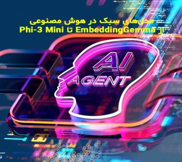 lightweight ai models, embeddinggemma, phi-3 mini, semantic search, rag architecture, vector database, faiss, milvus, open source llm, edge ai, on-prem ai, low-latency inference مدل‌های سبک هوش مصنوعی, جست‌وجوی معنایی, وکتور دیتابیس, RAG سازمانی, اجرای مدل AI داخلی, پردازش کم‌هزینه, چت‌بات سازمانی, خلاصه‌سازی اسناد, هوش مصنوعی عملیاتی