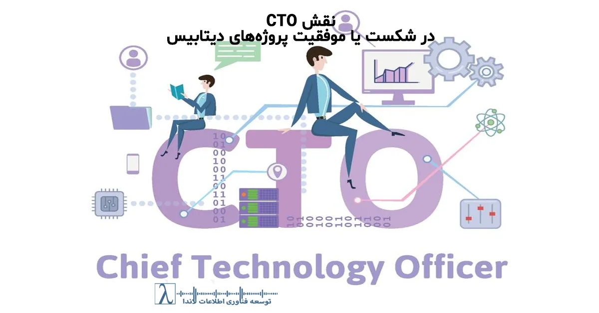 CTO Role, Database Projects, IT Management, Data Architecture, Database Governance, CTO Decision Making, پروژه دیتابیس, مدیریت IT, موفقیت پروژه‌های داده