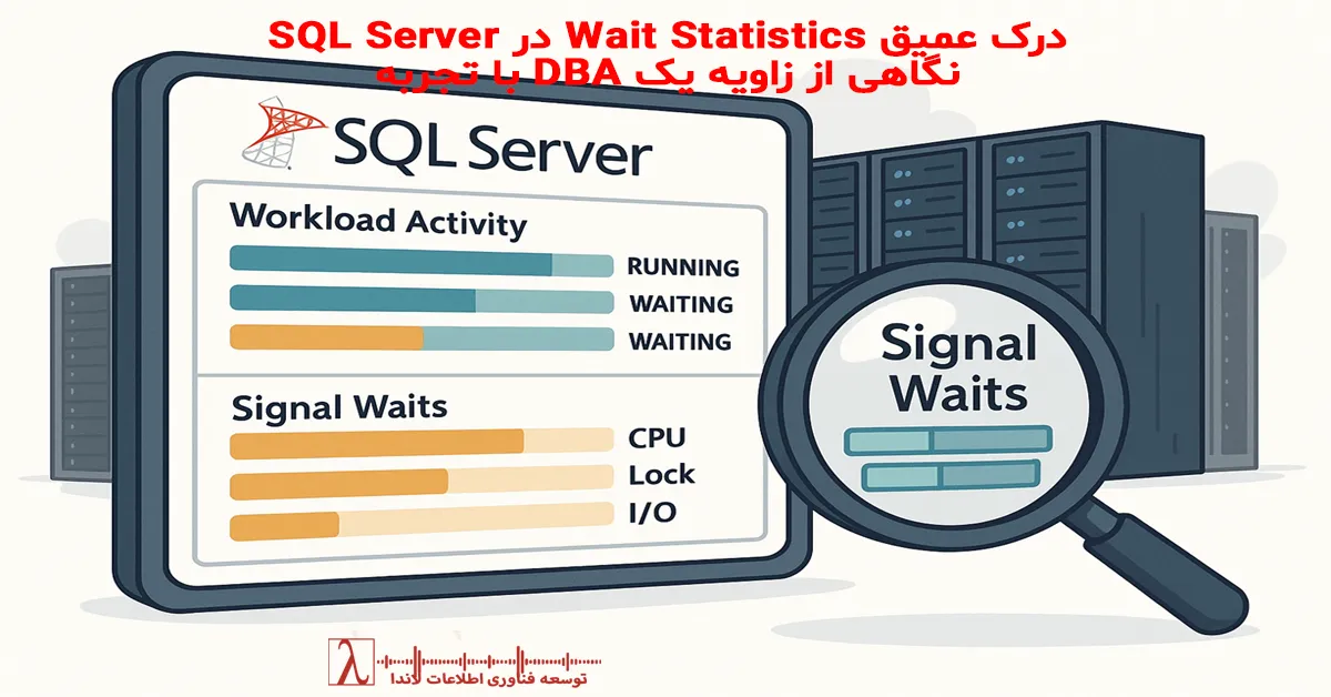 Wait Statistics SQL Server, SQL Server Wait Stats, تحلیل Wait Statistics, عملکرد SQL Server, بهینه سازی SQL Server, Performance Tuning SQL Server, SQL Server Performance Issues, CXPACKET CXCONSUMER, PAGEIOLATCH, WRITELOG, Lock Waits SQL Server, SOS SCHEDULER YIELD, SQL Server Troubleshooting, Database Performance Monitoring, DBA Guide SQL Server, sys dm os wait stats, SQL Server Bottleneck Analysis, SQL Server Diagnostics